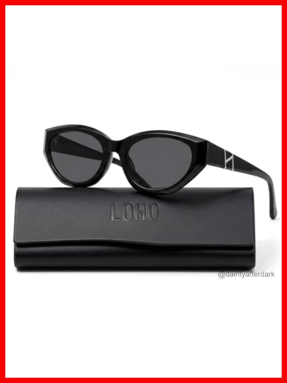 Cat Eye Sunglasses Acetate Full Frame UV400 Anti-Glare for Driving Beach